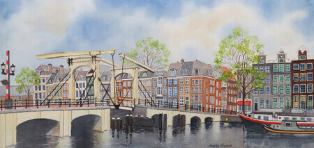 "Bridge over the Amstel, Amsterdam" sold