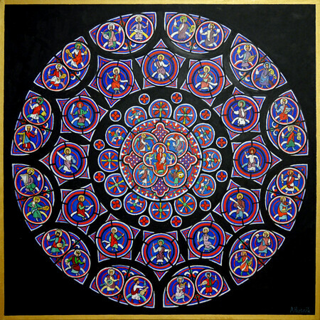 "East Rose Window, Laon Cathedral"