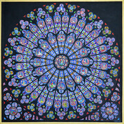 "North Rose Window, Notre Dame, Paris"