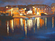 St Ives by Night - Oil - 18x24